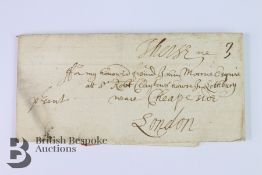 GB 1672 Entire Letter from Packington to London