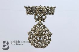 Filigree Brooch in the 18th Century Style