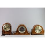 Three Foreign Mantel Clocks