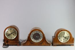 Three Foreign Mantel Clocks