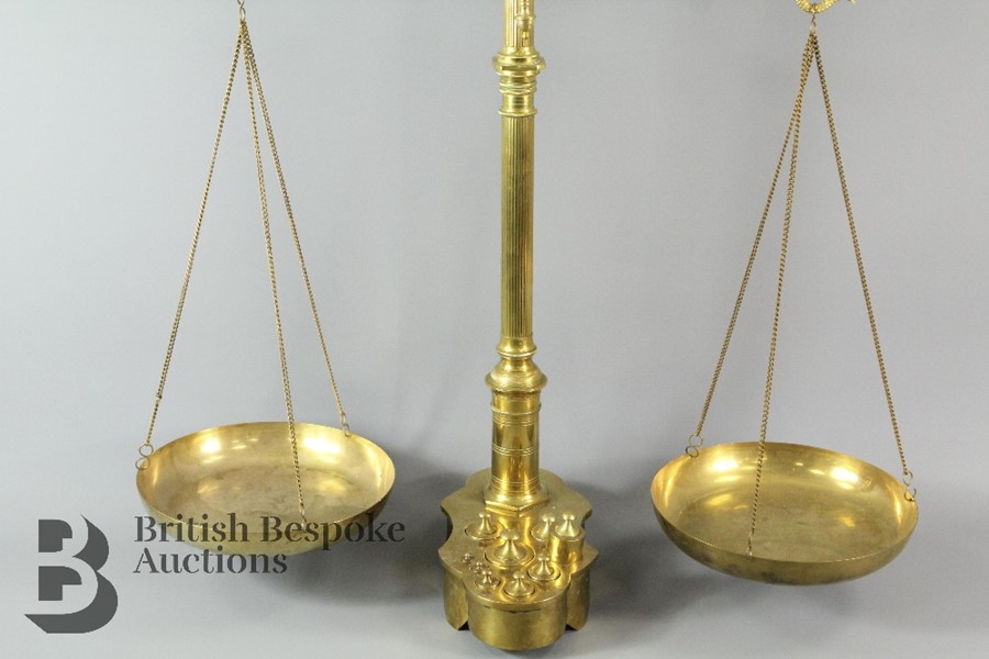 Libra Company 'Librasco' Brass Balance Scale