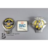 Three Vintage Car Badges