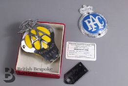 AA and RAC Car Badges