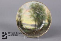 Royal Worcester Plate Signed H. Davis