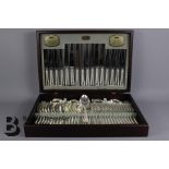 Boxed Viners Silver Plated Eight Piece Dinner Service