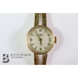 Lady's 9ct Gold Longine Wrist Watch