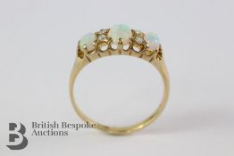 Antique Opal and Diamond Ring