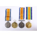 Two Sets of WWI Medals