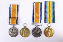 Two Sets of WWI Medals