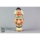 Unusual Staffordshire Bacchus Satyr Jug