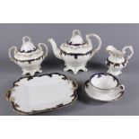 English Coalport Porcelain Tea Set