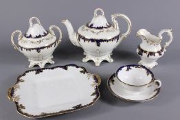 English Coalport Porcelain Tea Set