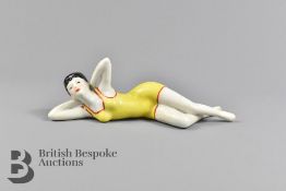 Ceramic Art Deco Style Figurine