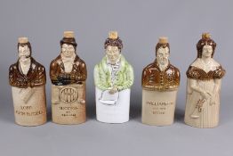 Circa 1970's Denby Stoneware 'Reform' Flasks