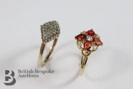 9ct Yellow Gold and Ruby Ring