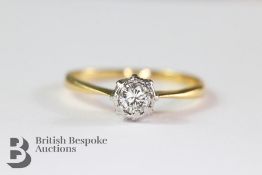 An 18ct Diamond Solitaire Ring