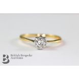 An 18ct Diamond Solitaire Ring