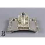 Edward VII Silver Ink Stand