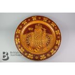 John Pollex b.1941 Slipware Charger