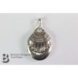 Victorian Egyptian Revival Silver Locket