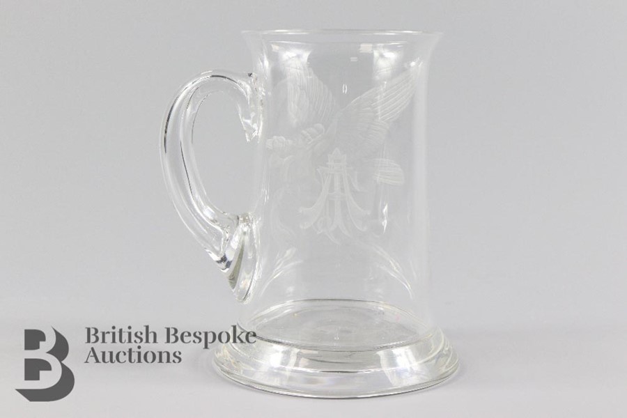 Engraved Glass Tankard - Image 2 of 5