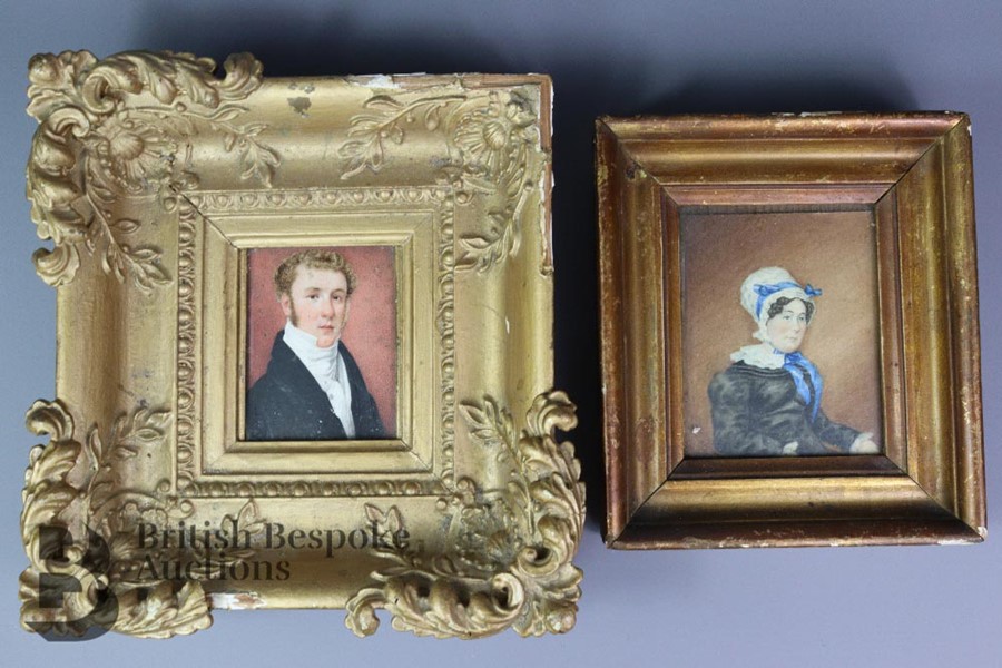19th Century Portrait Miniatures - Image 6 of 6