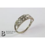 18ct Gold White Eternity Ring