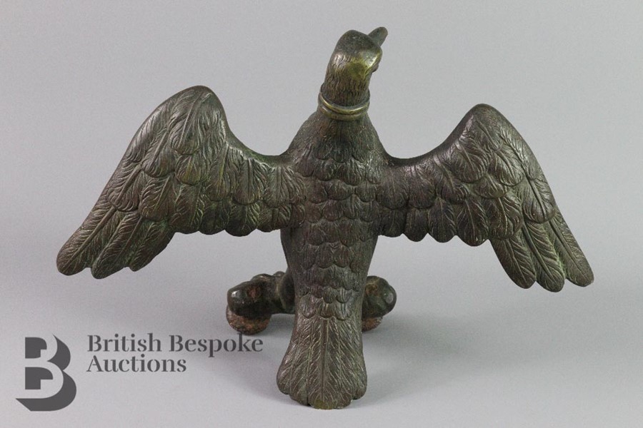 Bronze Eagle Sculpture - Image 4 of 4