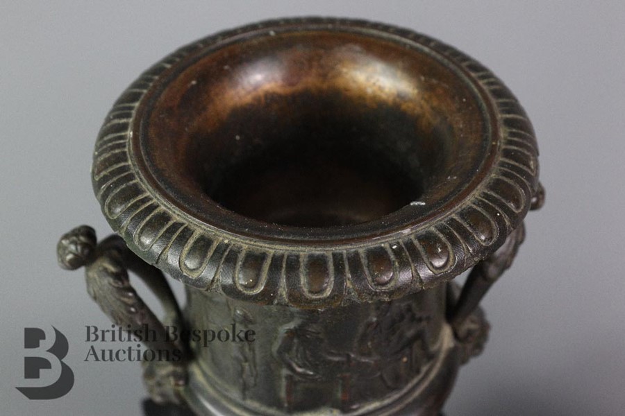 Pair of French/Italian Bronze Urns - Image 7 of 8