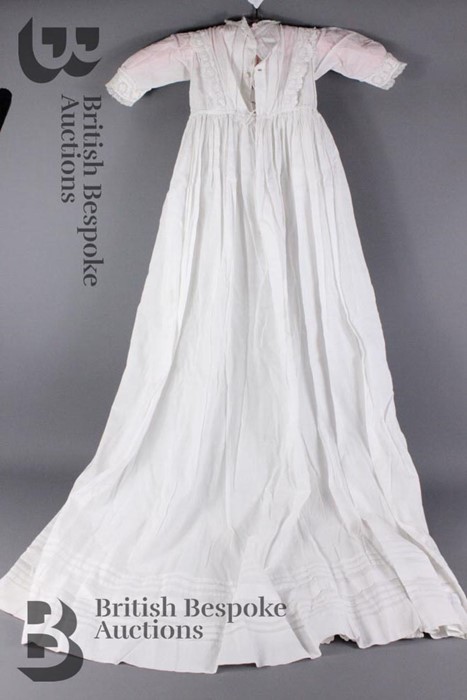 Circa 1893 Cotton Christening Gown