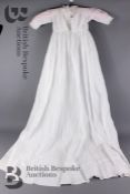 Circa 1893 Cotton Christening Gown