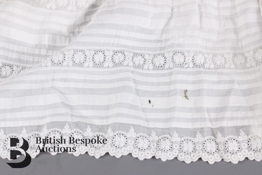 Circa 1893 Cotton Christening Gown - Image 6 of 9