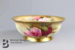 Walter Sedgley for Royal Worcester Rose Bowl