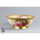 Walter Sedgley for Royal Worcester Rose Bowl