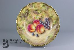 Nigel Creed for Royal Worcester Fallen Fruit Cabinet Plate