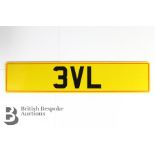 3 VL Private Registration Number Plate