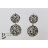 Pair of Georgian Cut Steel Earrings