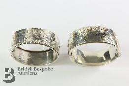 Two Silver Bangles