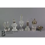 Victorian Cut Glass and Silver Items
