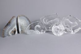 Mats Jonasson Lead Crystal Sculptures