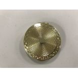 Silver Compact and Tea Strainer