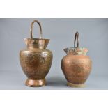 Two 18th/19th Century Copper Water Vessels