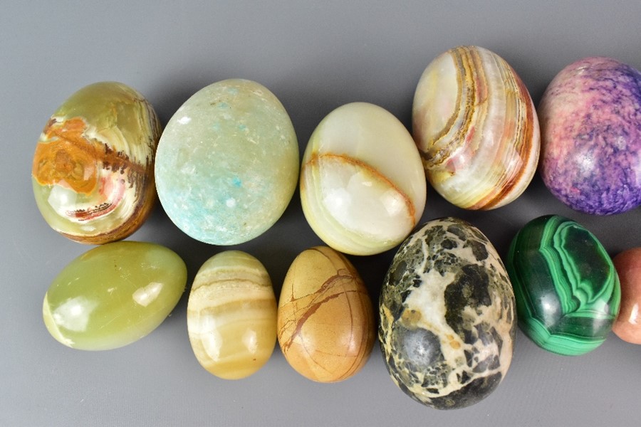 Large Quantity of Hardstone Eggs