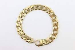 Gentleman's 18ct Gold Curb Link Bracelet