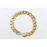 Gentleman's 18ct Gold Curb Link Bracelet