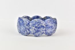 Blue Agate Bangle