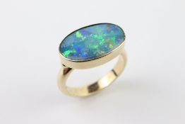 9ct Gold Opal Ring