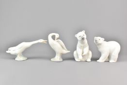 Lladro Figurines - Polar Bears and Geese