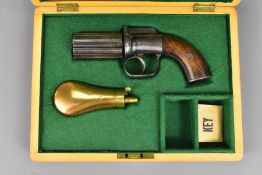 19th Century Six-Shot Pepper Box Pistol