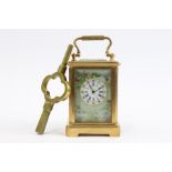 Brass Cased Miniature Carriage Clock